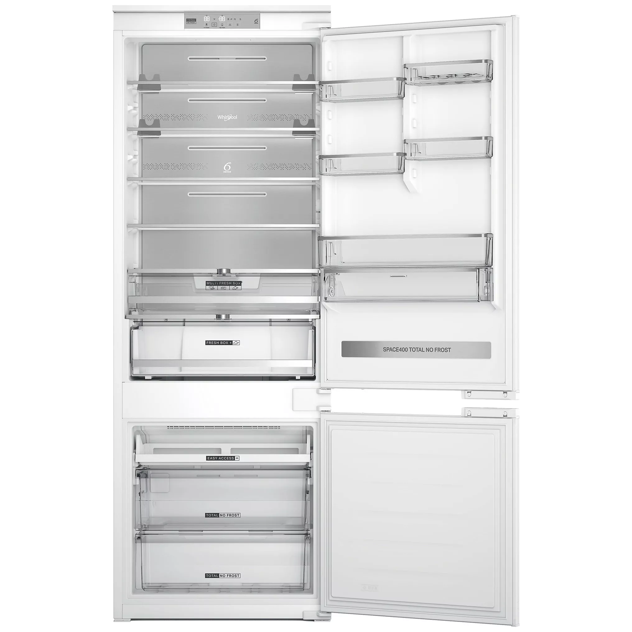 Réfrigérateur combiné encastrable WHIRLPOOL 70cm