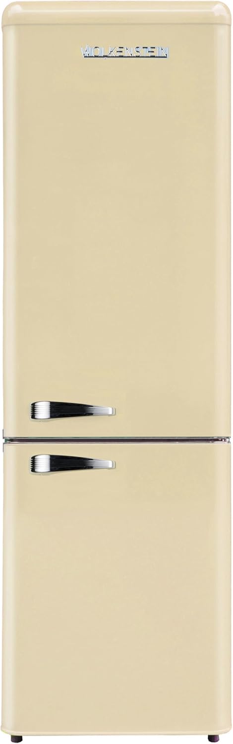 éfrigérateur combiné WOLKENSTEIN KG250.4RT SC – Style rétro & grande capacité