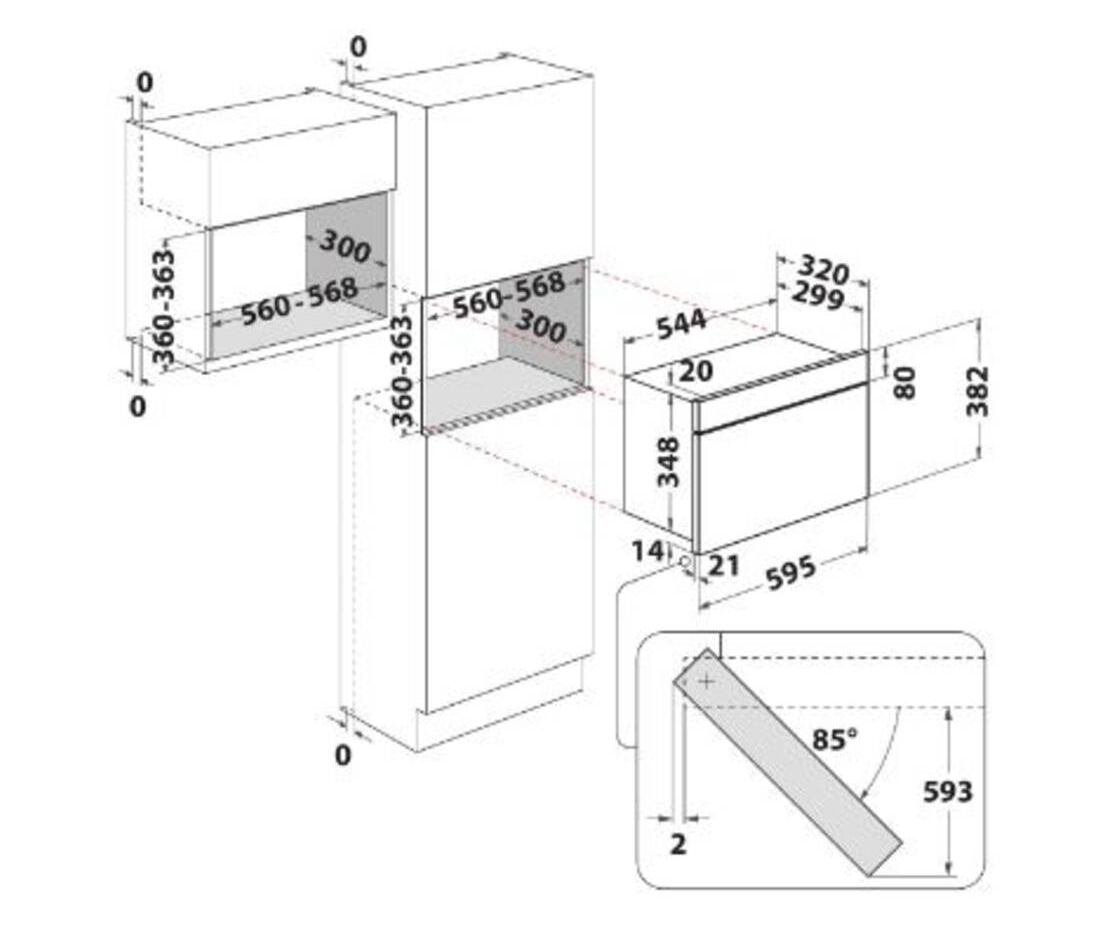 Micro-ondes + grill encastrable Indesit MWI5213IX