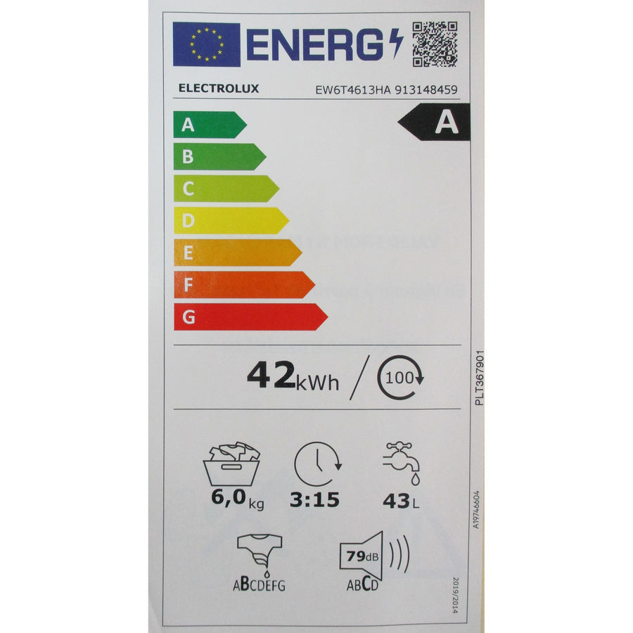 Lave-linge top Electrolux EW6T4613HA neuf avec garantie 2ans